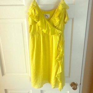 Milly Silk Ruffle Dress